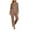 Khaki, variant on Nimbly Women's Button Down Pajama Set Long Sleeve Shirt with Pants for Cozy Sleep Nightwear