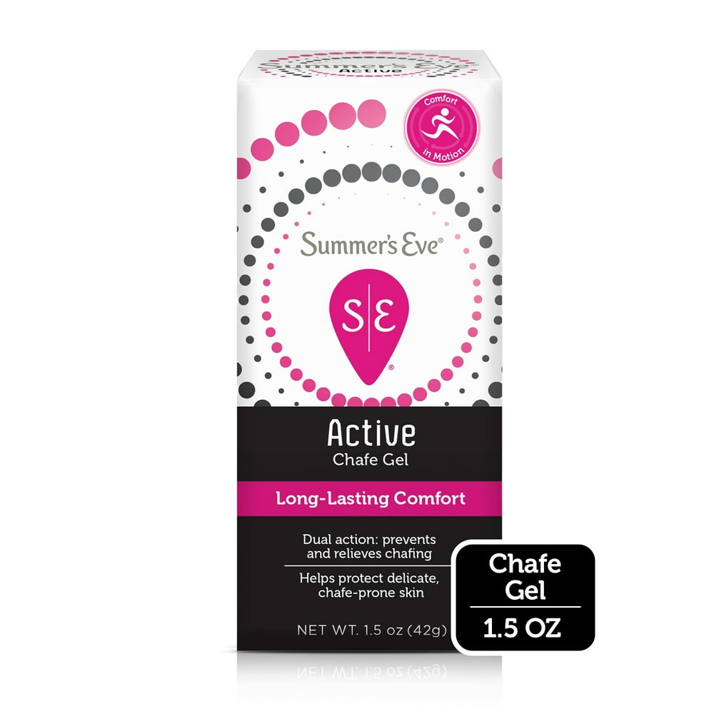 Summer's Eve Active Chafe Gel, Prevents & Relieves Chafing, 1.5 oz
