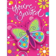 Butterfly Invitations, 8 pk