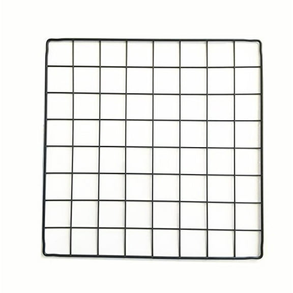 UNICOO® DIY Wire Cube Organizer Replacement Panels 14 * 14 inch (Black Wire Panel)