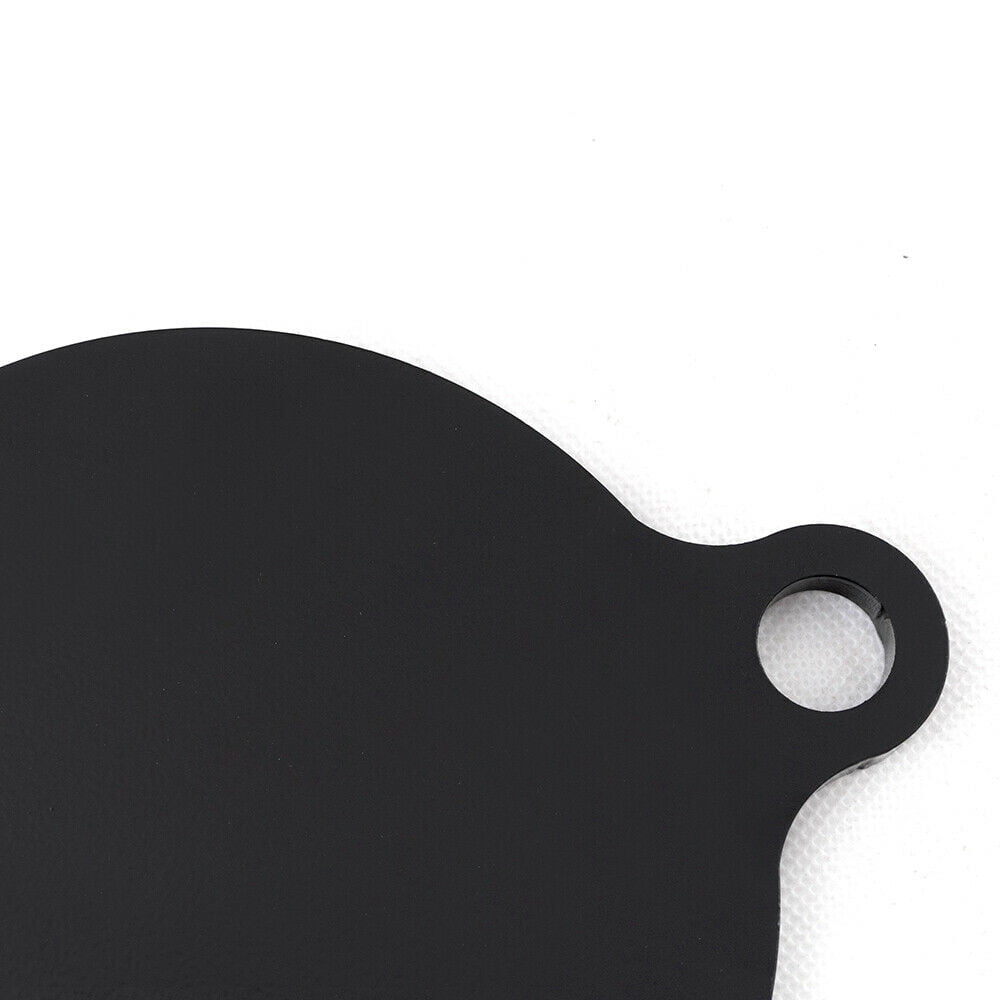AR500 Steel Target Gong 6" -16" Painted Black Shooting Practice Plate for Interactive Shooting and Firearm Training at The Range