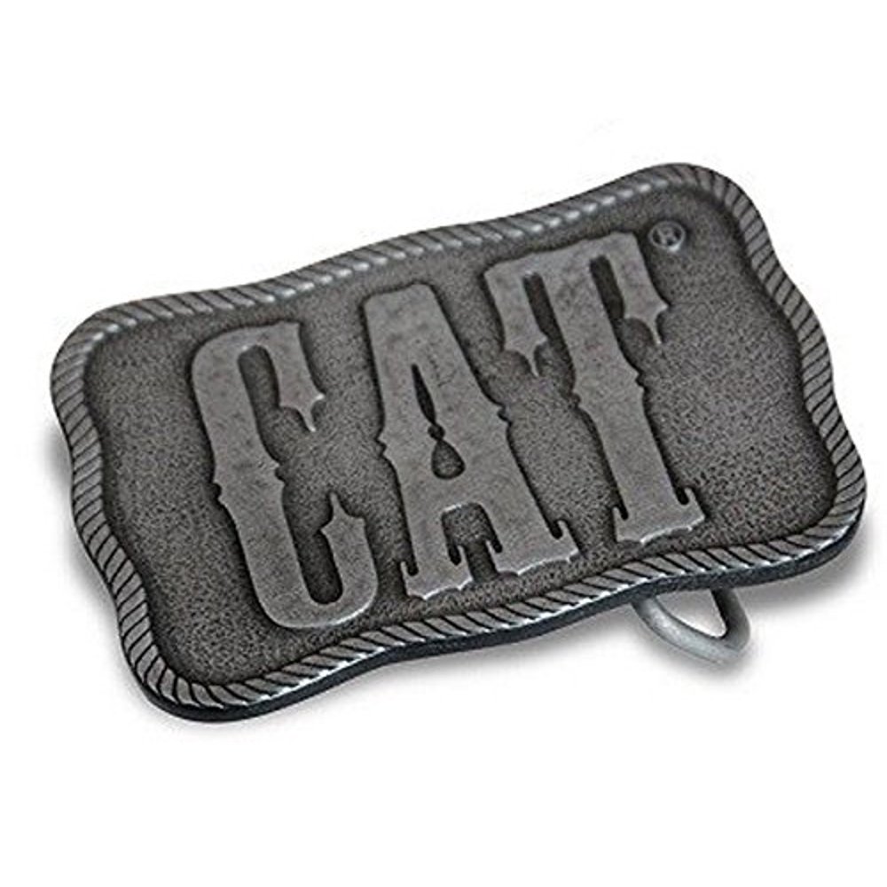 Caterpillar Caterpillar CAT Western Style Pewter Belt Buckle