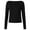 Black, variant on Towmus Long Sleeve Undershirt for Women Women's Regular-Fit Long-Sleeve Crew neck T-Shirt Basic Tops