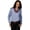 BLUE, variant on Edwards Garment Women's Easy Care Long Sleeve Oxford Shirt, Style 5077