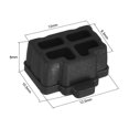 thumbnail image 2 of Tapa de silicona para puerto Ethernet RJ45, tapón anti-polvo negro, 5 piezas, 2 of 4