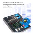 thumbnail image 3 of DJ Audio Mixer 4 Channel Sound Mixing Console with USB MP3 Jack 12V Power for Computer Recording and Live US Plug, 3 of 6