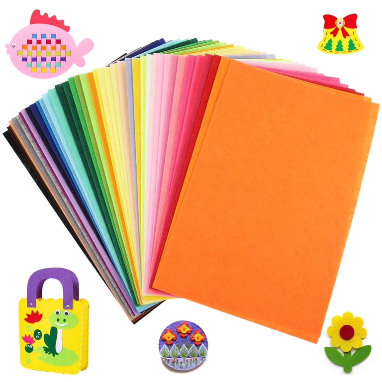 Apehuyuan Colored Felt Fabric Sheets, 40 Colors photo 4