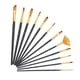 thumbnail image 5 of Juego de 12 pinceles de nailon para pintar, pinceles profesionales para acuarela, 5 of 15