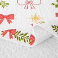 thumbnail image 5 of Manfei Vintage Santa Claus Quilt Full,Happy Xmas Full Bedspread Sets,3-Piece,1 Coverlet and 2 Pillowcases, 5 of 7