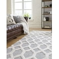 thumbnail image 3 of Rugs.com Sabrina Soto Casa Collection Rug – 6' x 9' Gray High Rug Perfect For Bedrooms, Dining Rooms, Living Rooms, 3 of 3