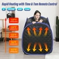 thumbnail image 5 of ZONEMEL Portable Steam Sauna One Person Full Body Spa with Remote Control, 15" x 14.75" x 10.5", 5 of 7