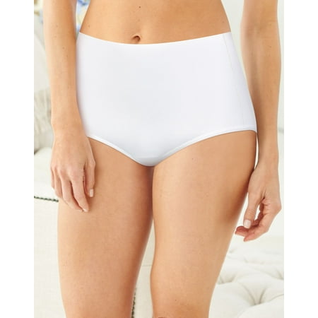 Bali Women`s Comfort Revolution with Smooth Tech SmoothTec Band Brief, 2XL  