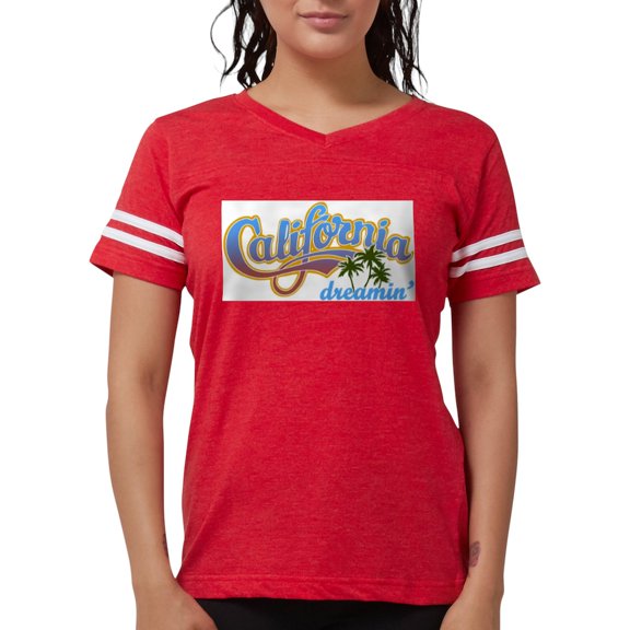 CafePress - CALIFORNIA DREAMIN - Womens Football Shirt