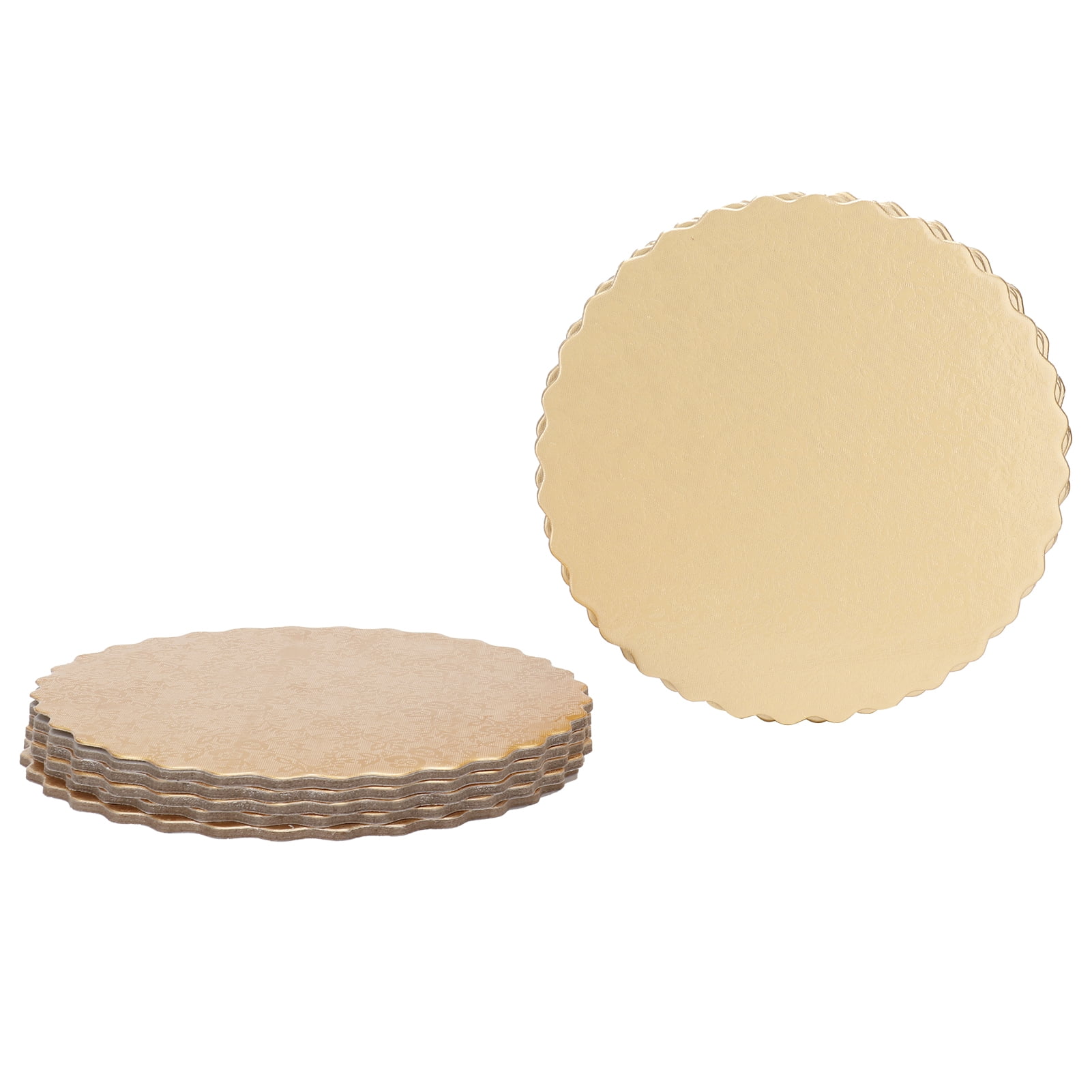 Details about   10PCS Double-Sided Pattern Round Cake Boards Reusable Cake Trays For Wedding 