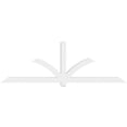 thumbnail image 2 of 96"W x 32"H x 4"D x 4"F, 8/12 Pitch, Redmond Architectural Grade PVC Gable Bracket, 2 of 8