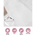 thumbnail image 6 of Geometric Black Kitchen Dish Towels for Drying Dishes Set of 2, Abstract Grey White Boho Circle Dot Waffle Weave Microfiber Hand Tea Bathroom Towels Quick Dry & Absorbent Towel 12x12, 6 of 7