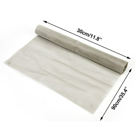

100 Grid Mesh Stainless Steel Woven Wire Cloth Screen Filter Sheet 12 x 35