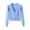 Sky Blue, variant on Women's V-Neck Button Down Long Sleeve Soft Classic Basic Knit Cardigan Sweater Cropped Shrug Bolero Cardigan Jacket V Neck Cardigan Sweater Plus Jacket Solid Color Knitted Sweater Sky Blue L
