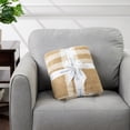 thumbnail image 4 of CBCHome Reversible Soft Sherpa Throw Blanket - Cute and Cozy Thick Throw for Couch, Warm Gifts for Women (Tan Plaid, 50" x60"), 4 of 8