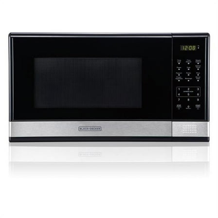 Black & Decker EM031MNRX2 1.1 cu. ft. Black Digital Microwave, Stainless Steel