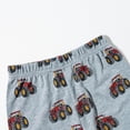 thumbnail image 5 of Little Boys Outfits Toddler Kids Boy Clothes Tractor Print Raglan T-Shirt and Shorts Set Cute Pattern Printed Outfits, 5 of 7