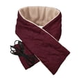 thumbnail image 2 of Bufandas con calefacción eléctrica Chal 3 modos Mujeres Hombres Cuello Almohadilla Calentador Cuello Poliéster Cálido Bufanda de Interruptor de temporizador rojo BLESIY Bufanda de invierno para mujer, 2 of 6