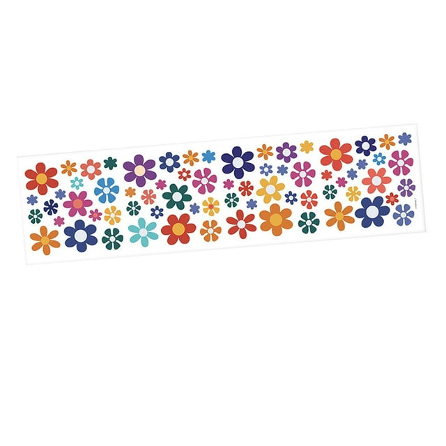 4 pegatinas de pared de margaritas, , ventana creativa, flor decorativa, pegatina de pared para habitación de guardería, decoración del