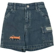 Wrangler - Denim "Dump Truck" Carpenter Shorts for Boys - Newborn