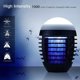 thumbnail image 3 of Bug Zapper Mosquito Killer Fly Trap Mosquito Atractivo Trampa con Lámpara de Camping Compatible con Exterior e Interior, Zapper Inalámbrico con Gancho, Colgable Afortunado Sencillez, 3 of 5