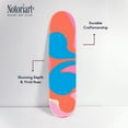 thumbnail image 4 of Flowing Air Skateboard Set Acrylic Wall Art Die-Cut, 2 panel 8" x 32", Urban Modern Street Style Decor, Easy-to-Hang, 4 of 7