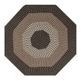 thumbnail image 2 of Better Trends Collection Alpine Braid Durable & Résistante aux Taches Tapis Utilitaire Réversible Intérieur 100% Polypropylène en Couleurs Vives, 48 Pouces, Rayure Chocolat, 2 of 9