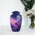 thumbnail image 7 of MUKTIVE Spaceship Funeral Urns for Ash Adult Men & Women - Purple Cremation Urns for Ashes for Human Ashes - Memorial Burial Combo Gift for Loved Ones (1 Large, 4 Keepsake), 7 of 7