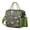 Olive-green-2, variant on Anchor and Ocean Tide Lunch Tote, Large Leakproof Cooler Bag with Beacon, Coastal Waves, and Nautical Map Print