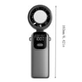 thumbnail image 4 of Handheld Fan with Digital Display Usb Rechargeable Mini 5 Speades for Travel Office Outdoor, 4 of 6