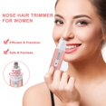 thumbnail image 2 of CHOK Tondeuse pour Poils du Nez pour Femmes Rechargeable 4 en 1 Rasoirs pour Visage pour Femmes Oreille Sourcil Bras Jambe, 2 of 7