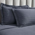 thumbnail image 6 of Superior Calvert Cotton Matelasse Bedspread Set, Full, Denim Blue, 6 of 8