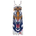thumbnail image 4 of Tiger Animal Graffiti Fine Art Sleeveless Dress Summer Dress Woman 2025, 4 of 7