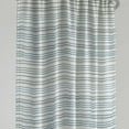 thumbnail image 3 of Blue Stripe Shower Curtain, Recycled Cotton, 72” x 72”, Metro Farmhouse, 3 of 5
