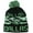 Green, variant on Dallas Adult Size Camo Winter Knit Pom Beanie Hats (Green)