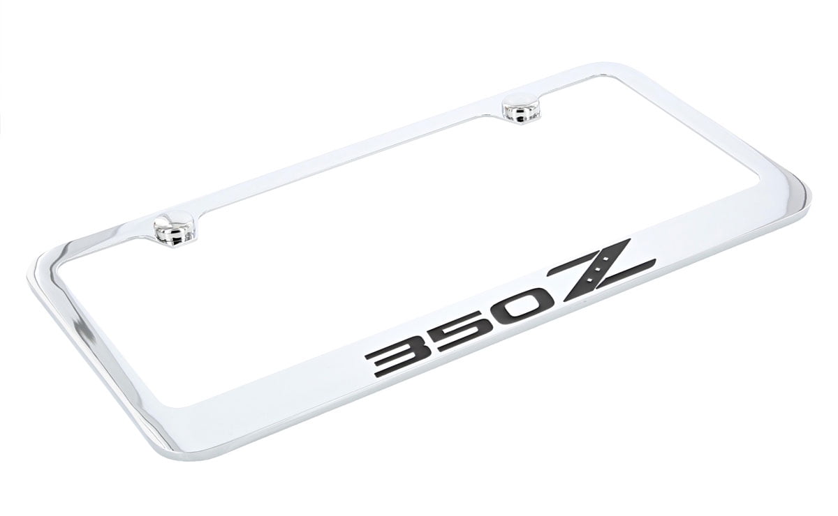 Nissan 350z Chrome Plated Metal License Plate Frame Holder