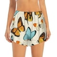 thumbnail image 2 of Fotbe Butterflies Womens High Waist Running Shorts Athletic Workout Quick Dry Shorts for Women with Pockets Gym Yoga Summer Shorts-X-Large, 2 of 9