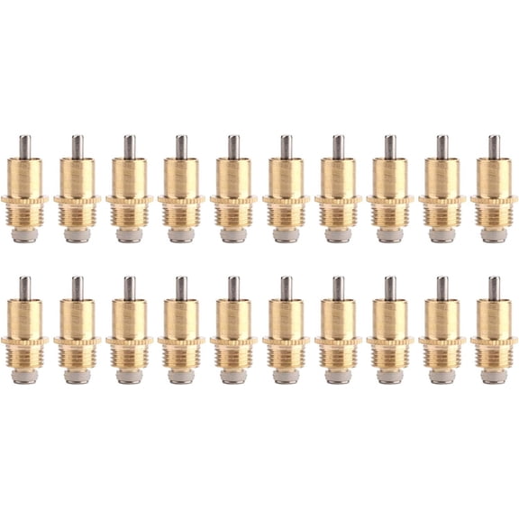 20Pcs Stainless Steel Rabbit Water Feeder Automatic Rabbit Drinker Nipple Easy Use Drinking Water Tool for Small Animals Farm Animal Supplies