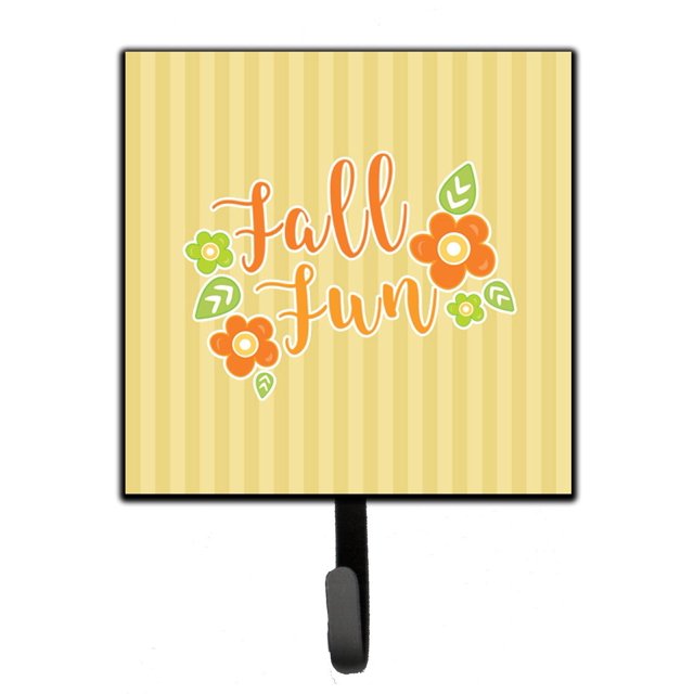 ""Caroline'S Treasures Fall Fun Stripes Gancho De Pared Pequeño Multicolor""