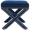 thumbnail image 3 of Modway Rivet Bench in Navy, 3 of 5