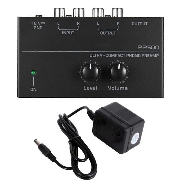 Phono Turntable Preamp for Accurate Playback, RIAA Equalization Ensures Premium Sound Quality, Portable and Durable Design for Any Setup
