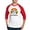 Red/White, variant on CafePress - Be You Pride Lgbtq Gay Lgbt Ally Rainbow Retro Vi - Cotton Baseball Jersey, 3/4 Raglan Sleeve Shirt