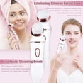thumbnail image 4 of Maquinillas de afeitar eléctricas para mujer 6 en 1, afeitadora sin dolor para depilación corporal, recortadora de bikini para piernas, axilas y zona de bikini, impermeable, recargable, inalámbrica, h Namotu CZMR-ST166, 4 of 7