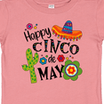 thumbnail image 4 of Inktastic Happy Cinco De Mayo- Sombrero, Cactus, Flowers Boys or Girls Baby T-Shirt, 4 of 5