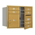 thumbnail image 4 of Salsbury Industries Recessed Private 8 Door Front Load 4C Horizontal Mail Center with 1 Parcel Locker, 4 of 4