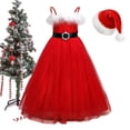 thumbnail image 2 of Baby Girl Clothes Merry Christmas Dress Santa Claus Set for Kids Clothing Girls Birthday Xmas New Year Gift Red Tutu Outfits, 2 of 4